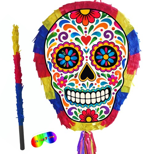 Calavera skull pinata party - calavera,